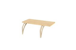 Полка боковая Polka_b 1/550 к партам Parta 1/75, Parta 1/75-40