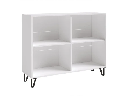 Комод Ливерпуль, белый/бетон светлый 